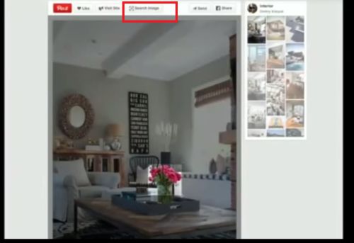 Flashlight for Pinterest. Image and object based