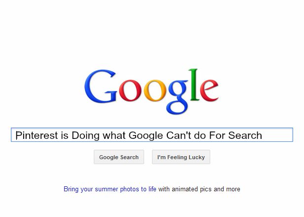 How Pinterest is becoming a leading search engine on its own, and slowly doing what Google couldn't do in the world of search. 