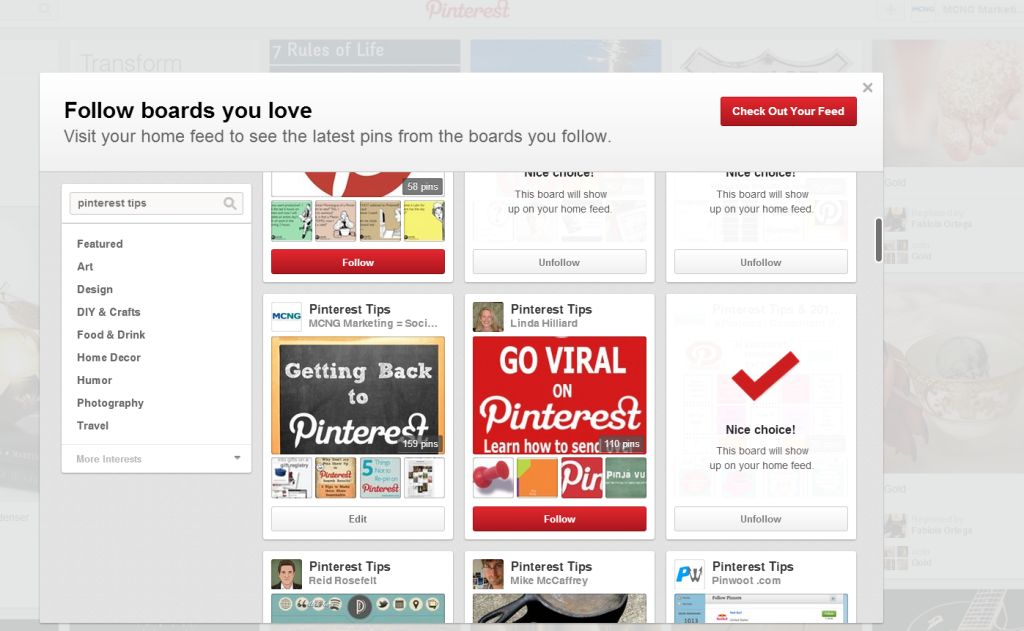 Pinterest rolled out a new feature. If you click on your account on the desktop version of Pinterest, you will see a new addition, 