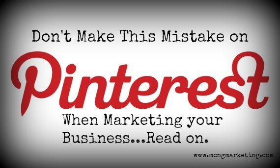 Pinterest Marketing Mistake