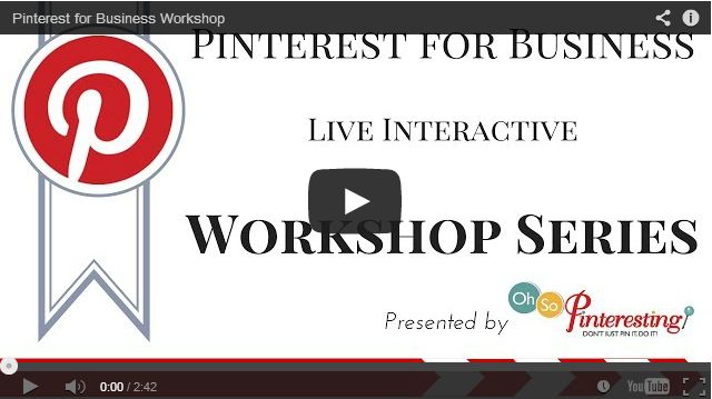 Pinterest Workshop Series by Cynthia Sanchez and Vincent Ng