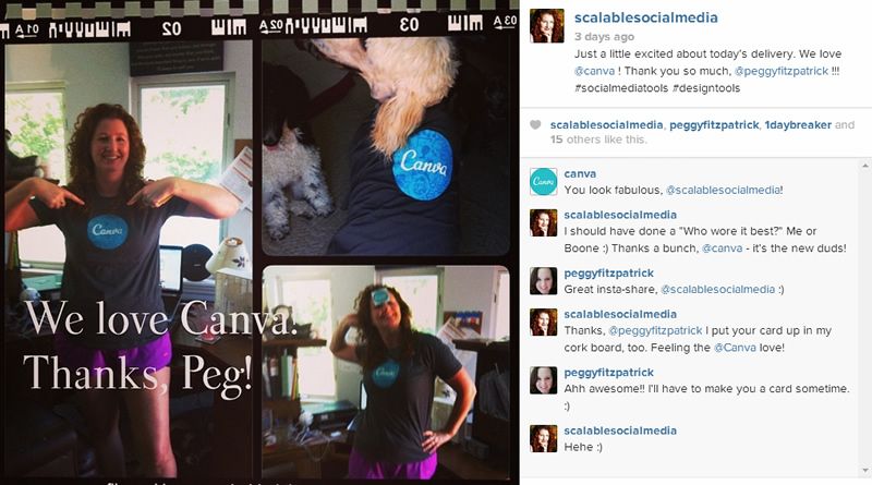 Check out this interaction on Instagram - How very human!