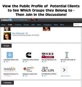 LinkedIn Public Profile - Groups