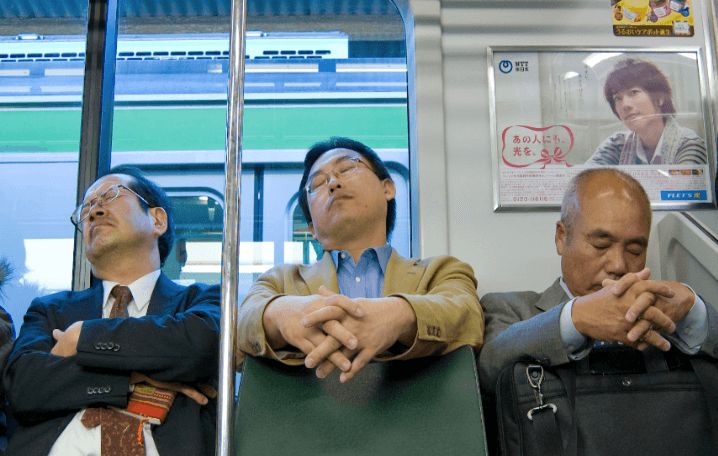 Sleeping Japanese