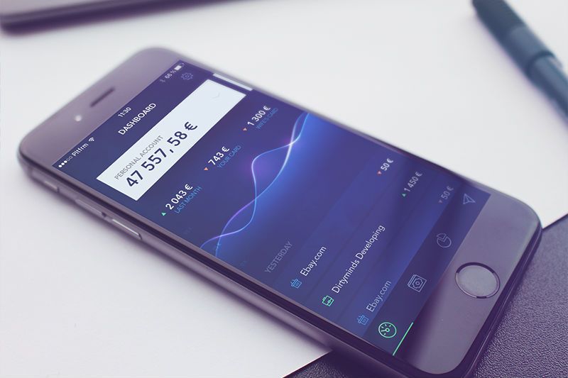 Banking app concept by Ondrej Kostolň&aacute;k