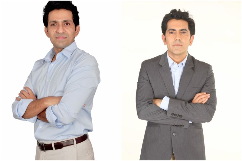 Shown Above: (From L to R) Smartbox Founders Vineet Sawhney & 