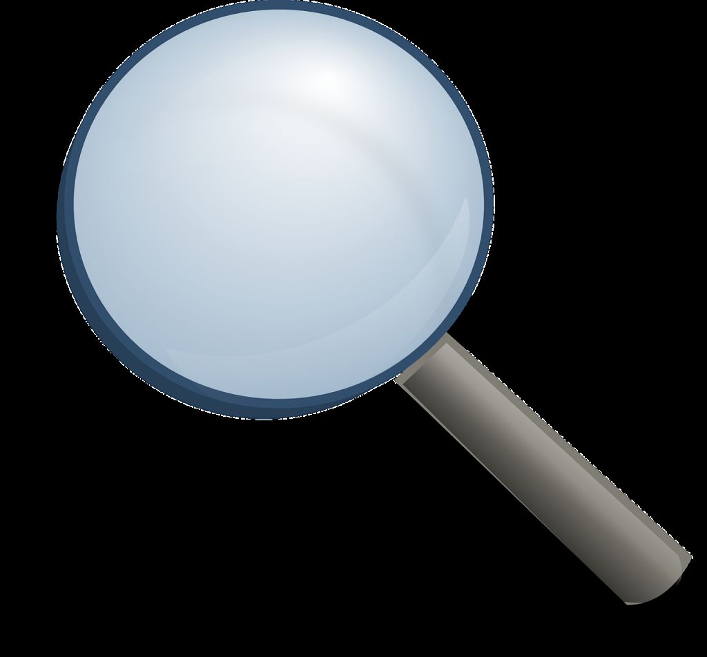 magnifying glass searching