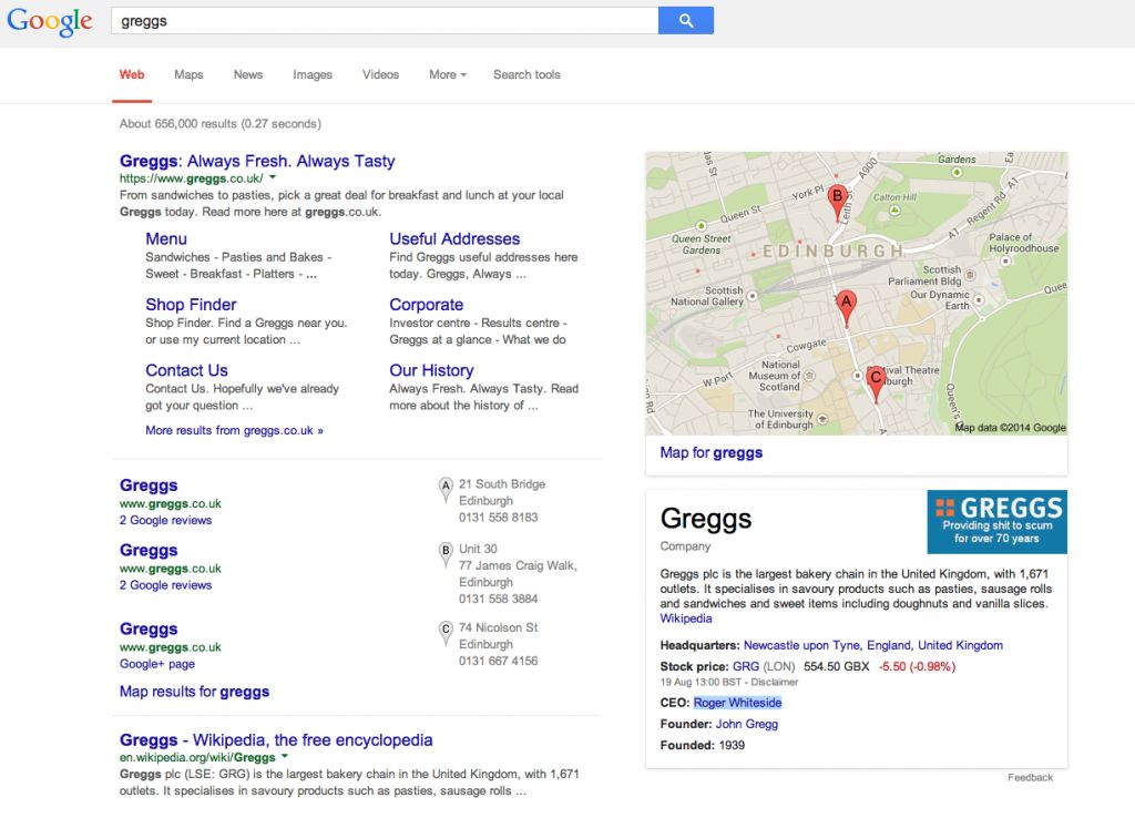 google-greggs-disaster