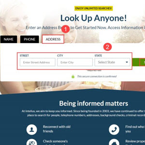 Intelius Person Lookup
