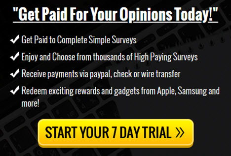 Get Paid For Your Opinions