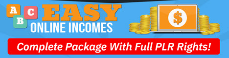 Easy Online Incomes Complete PLR Package