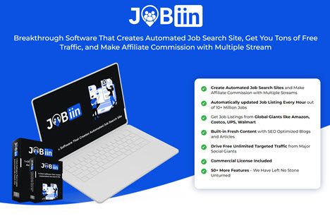 Jobiin Job Search Site Creator