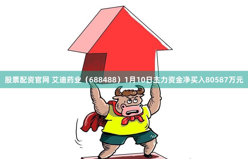 股票配资官网 艾迪药业（688488）1月10日主力资金净买入80587万元